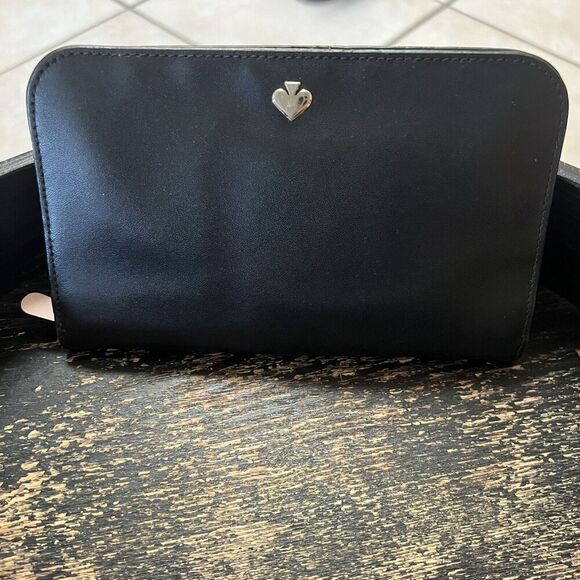 Kate Spade Nadine Medium Clutch Wallet Black - Picture 4 of 10